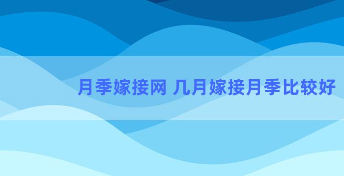 月季嫁接网 几月嫁接月季比较好